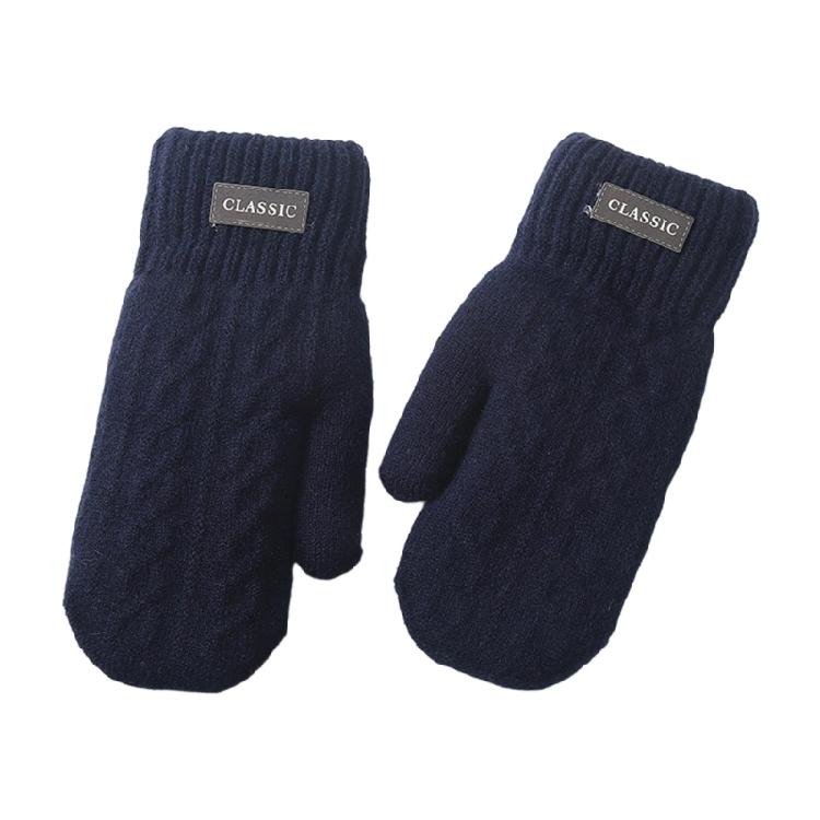 

Windproofed Fleeces Gloves For Men Thermals Cold Weather Protection Ski Snowboarding Hiking Camping Winter Sports Gear темно-синий