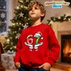 Kinder Herbst Winter Oberteil Weicher Rundhals Hoodie Santa Spruch 6 7 Einzigartig Lässig Feiertagsparty Pullover Sweatshirt Kinderkleidung