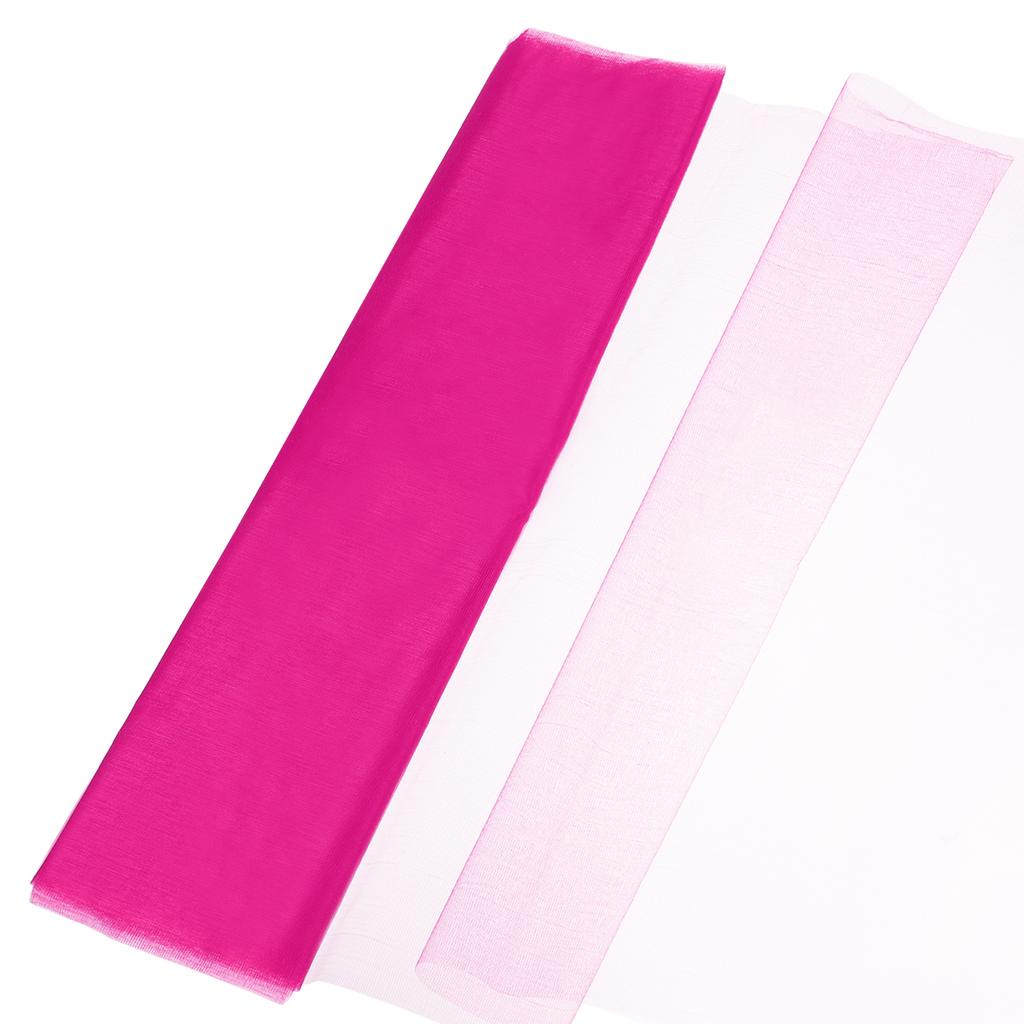 Tulle Sheer Bay Window Gauze Curtains Tulle Fabric Backdrop Curtains for Party Supplies Wedding Birthday 19" by 10.9 Yard