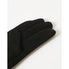 Daks Black Wool Dachshund Embroidery Smartphone Touch Gloves Dcgv5f203bk