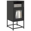VidaXL Black Bedside Table 36x39x78 Cm Cold-rolled Steel, Side Table, Bedside Cabinet, Side Table for Bedroom, 853410