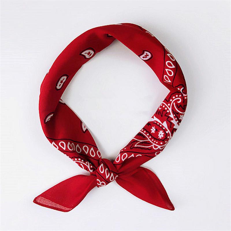 Unisex Cotton Blend Hip Hop Bandana Headwear Hair Band Scarf Neck Wrist Wrap Band Magic Head Square Scarf Hairband