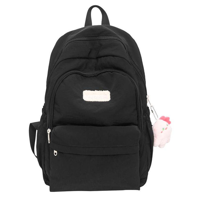 Schoolbag High Value Ins Style Schoolbag Female Junior High School Girl High School College Student Backpack Lightweight Simple Small Fresh Backpack