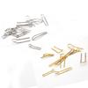 MNFT 12Pcs Stainless Steel Ring Eyes Repair DIY Eye Rings Fishing Rod Guide Replacement Repair Pole Guides Tips Rings