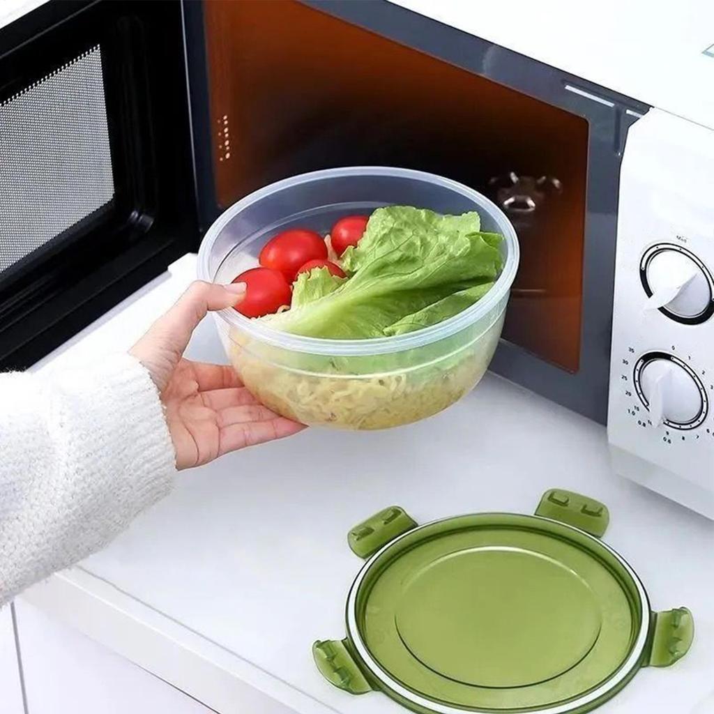 Food Storage Containers 4 Pieces Microwave-safe Food Boxes Picnic Salad Box For Kitchen Pantry Fridge Camping Picnic Lunch Snack