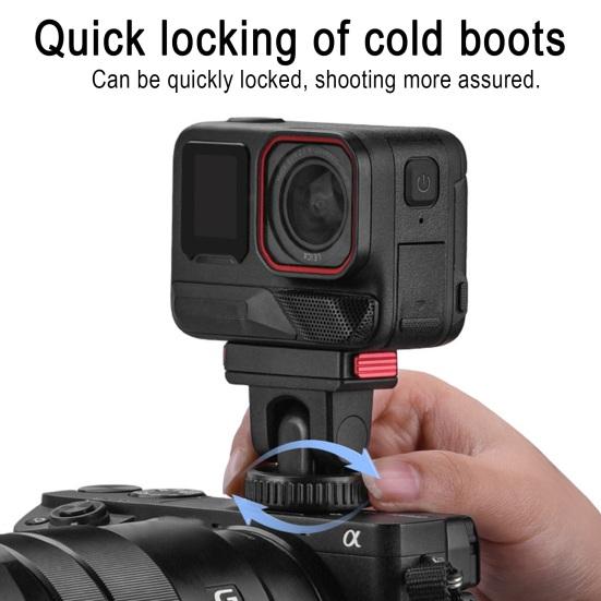 Magnetic Quick Release Mount for Insta360 Ace/Ace Pro/Ace Pro 2 1/4" Thread Action Camera Quick Release Base Tripod Adapter Sports Camera Accessories