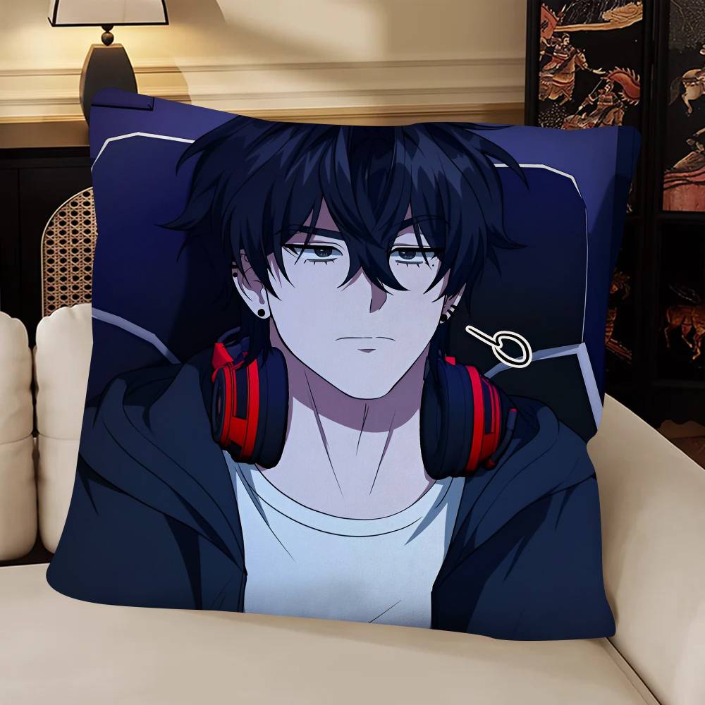 Anime VVirtual Strangers Pillow Case Fashion Square Pillowcase Bedroom Sofa Room Ins Decoration Leisure