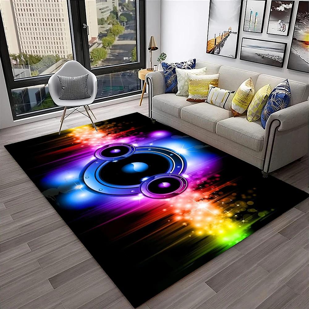 

3D Retro Vinyl Record Music Art Carpet Rug for Home Living Room Bedroom Sofa Doormat Decor,Kid Play Area Rug Non-slip Floor Mat 40x60cm