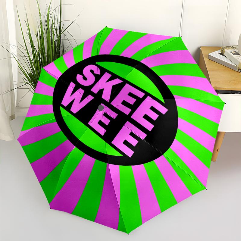 Printed AKA logo1-Printed Folding Umbrella,Outdoor,Leisure,And Travel Umbrella,Durable Umbrella Fabric,Birthday And Holiday Gift