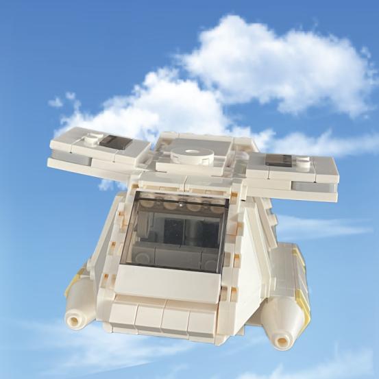 MOC-241170 Shuttlepod Building Blocks MOC Creative Starfighter Accessories Building Bricks 261PCS Space Fighter 241170