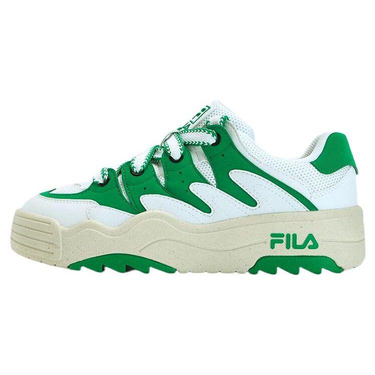 FILA Rosetta Comfortable Versatile Low-Top Sneakers Women sneakers White Green F12W331207FWJ