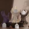Beautiful Resin Candle Holders Silicone Mold  Silicone Mold for Talon Candlesticks Decorative Candle Holder Moulds