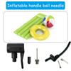 Set di Adattatori per Pompa d'Aria per Gonfiare Palloni, Pneumatici, Gonfiabili, Palloni da Calcio e Biciclette