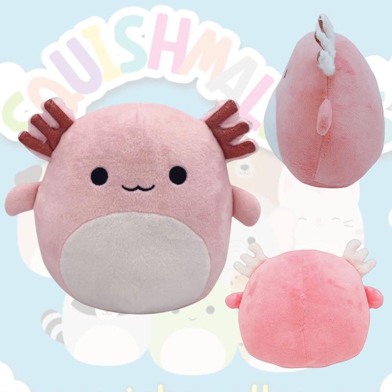 Squishmallow Axolotl Pink Plush Toy Stuffed Animals Doll Hug Pillow Child Gift