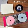 Album Portadisc CD in Ecopelle PU Custodia Vintage in Ecopelle Portadocumenti per Raccolta DVD Musica/Cartoline Fotografiche, Portatile con Design Antipolvere