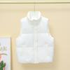 Disposable Vest Women's Autumn and Winter Fashion Stand-up Collar Warm Loose Cotton Waistcoat Outer Wear Vest