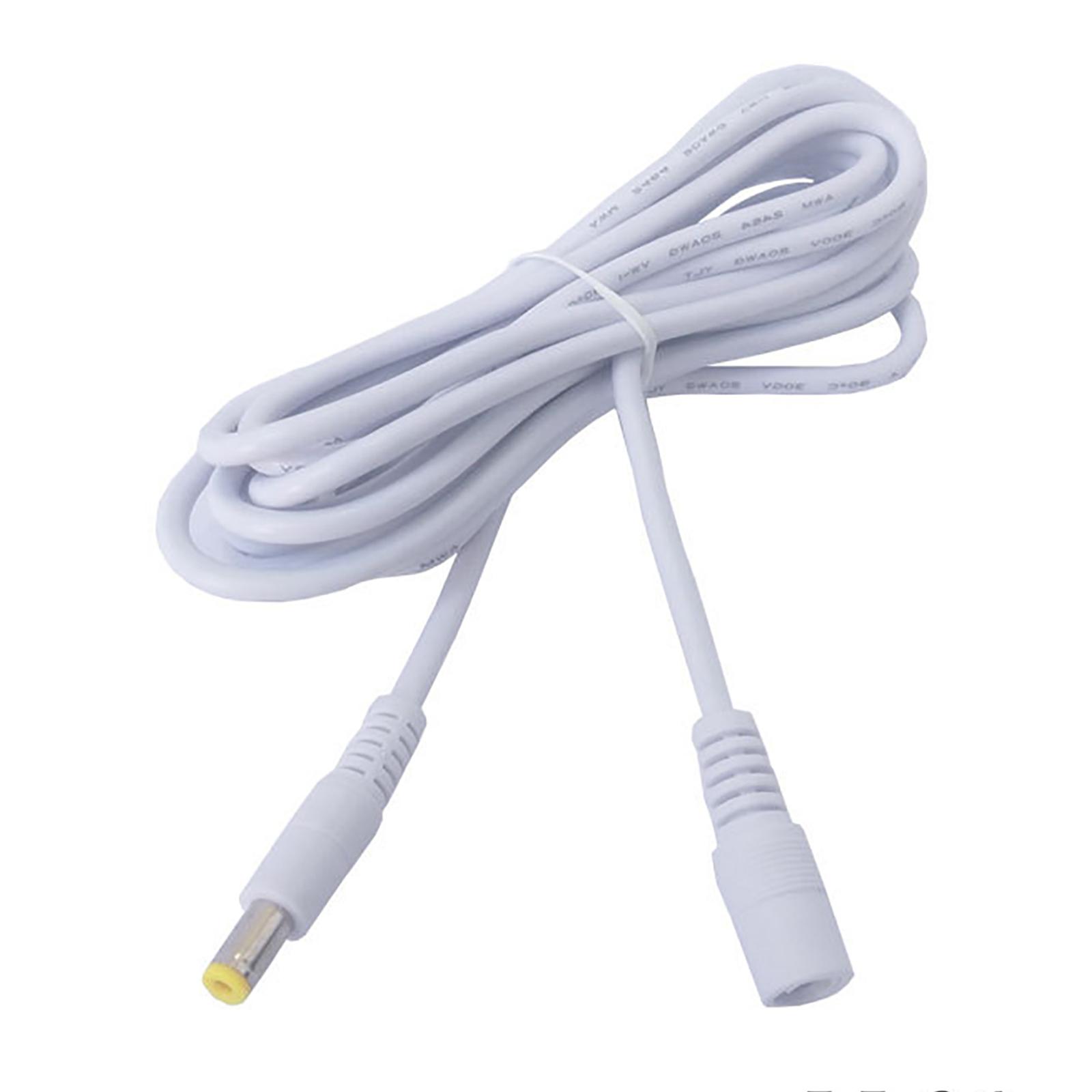 

Кабель-шнур DC5521 до DC5521, гніздовий роз єм DC 5.5ммx2.1мм до штекерного дроту-адаптера живлення для світлодіодної лампи 300CM