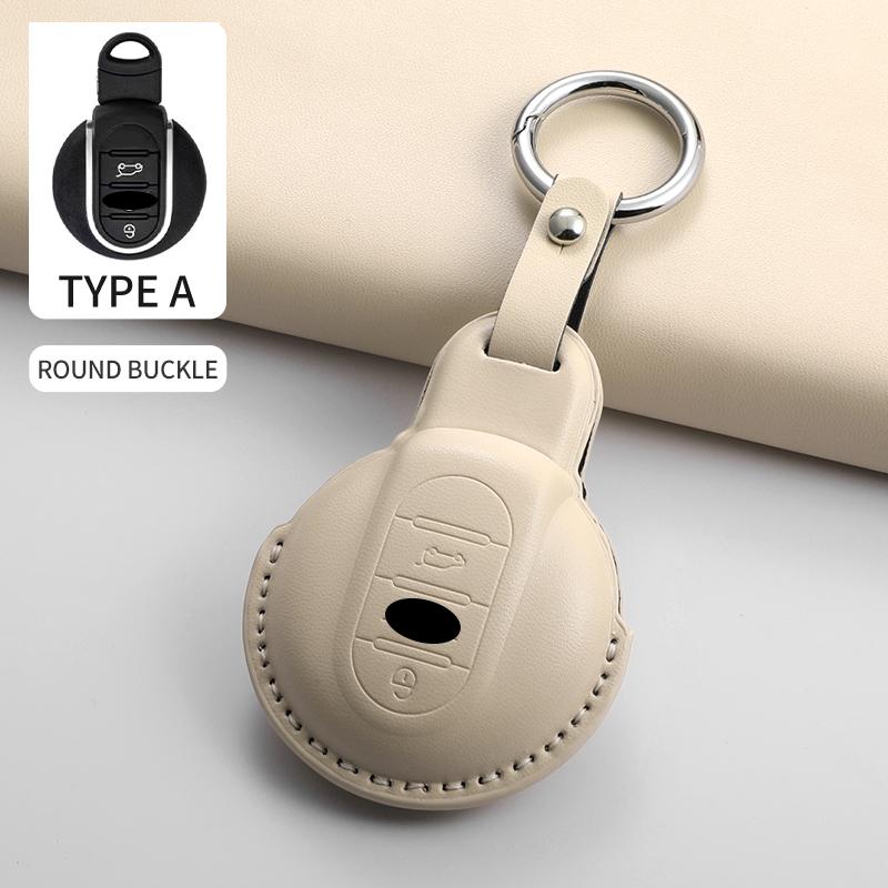 For BMW Mini Cooper JCW Countryman Aceman Cabrio F55 F56 F57 F54 F60 Car Remote Key Case Cover Shell Keychain Garnish Accessorie