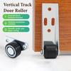 Yousheng 4/8Pcs Vertical Track Roller Wheel, Load-Bearing Anti-Sag Sliding Door Bottom Rollers, Heavy Duty Sliding Door Bottom Guide for Wardrobe
