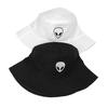 Unisex Embroidered Alien Foldable Bucket Hat Beach Sun  Street Headwear Fisherman Outdoor  Men and Woman Cap