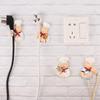 Cartoon Power Cord Creative Home Plug Finishing Kitchen Strong Sticky Hook