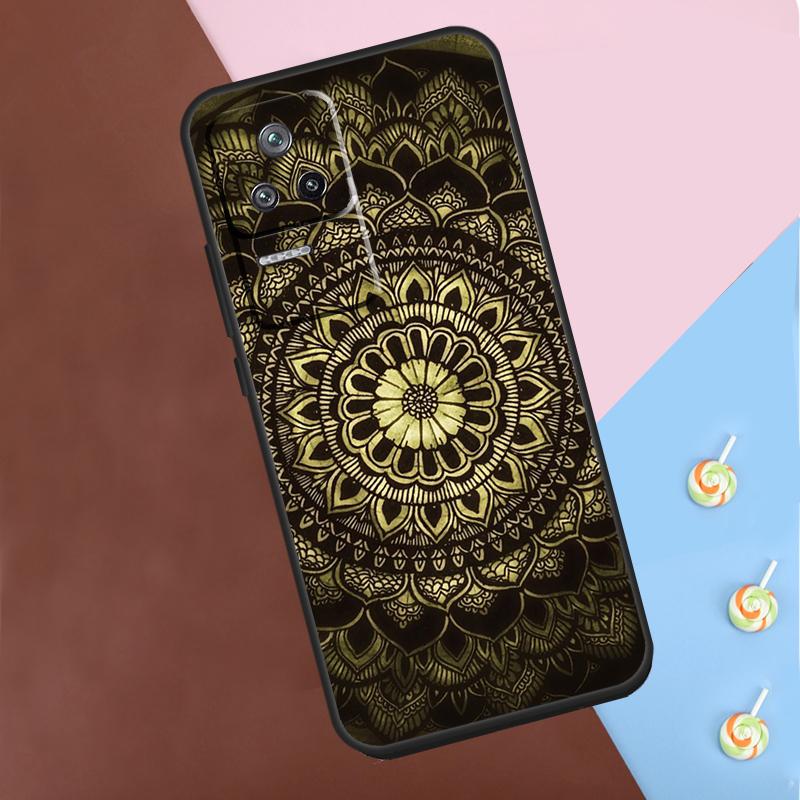 Flowers Mandala Floral Case For Xiaomi POCO M6 Pro X3 X5 X6 Pro F3 F5 M5s Mi 14 Pro 13 13T 11T 12T 12 Lite Cover