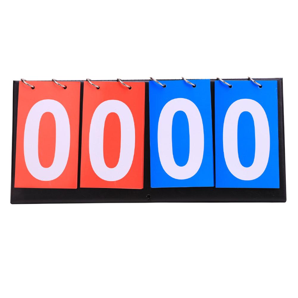 2/3/4 Digit Referee Score Board Foldable Digital Score Board Multifunctional for Football Volleyball Basketball Badminton