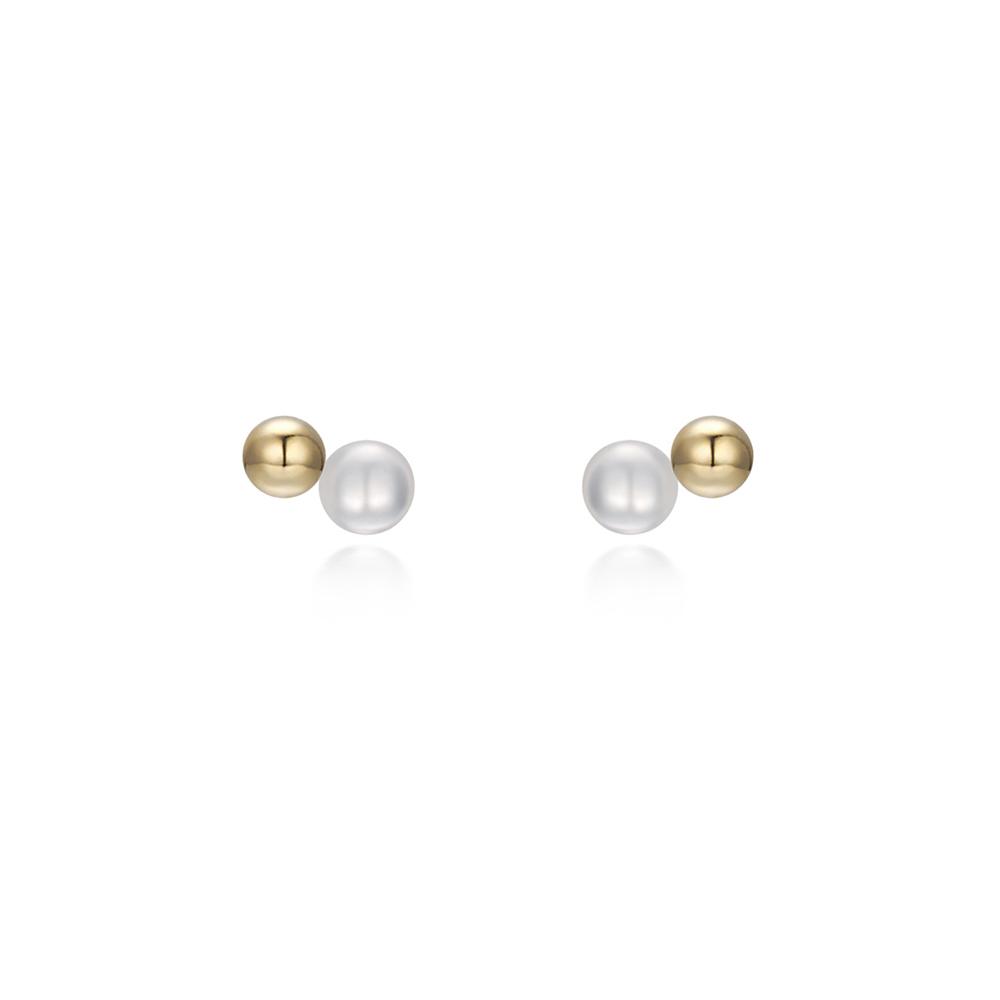 Paigeflynn [Silver 925] Bubble Dew Two Earrings