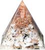 Orgonite Pyramid Moonstone 6 Cm Resin Decoration
