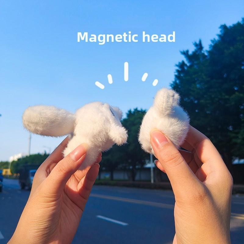 Kitten Jinnew Angry Head Body Separable Magnetic Design Plush Keychain Pendant