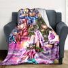 Saint Seiya Legend Unleashed Flannel Blanket Super Soft Warm Cozy Blanket For Sofa Bed Office Travel Allseason Home Decor Gift