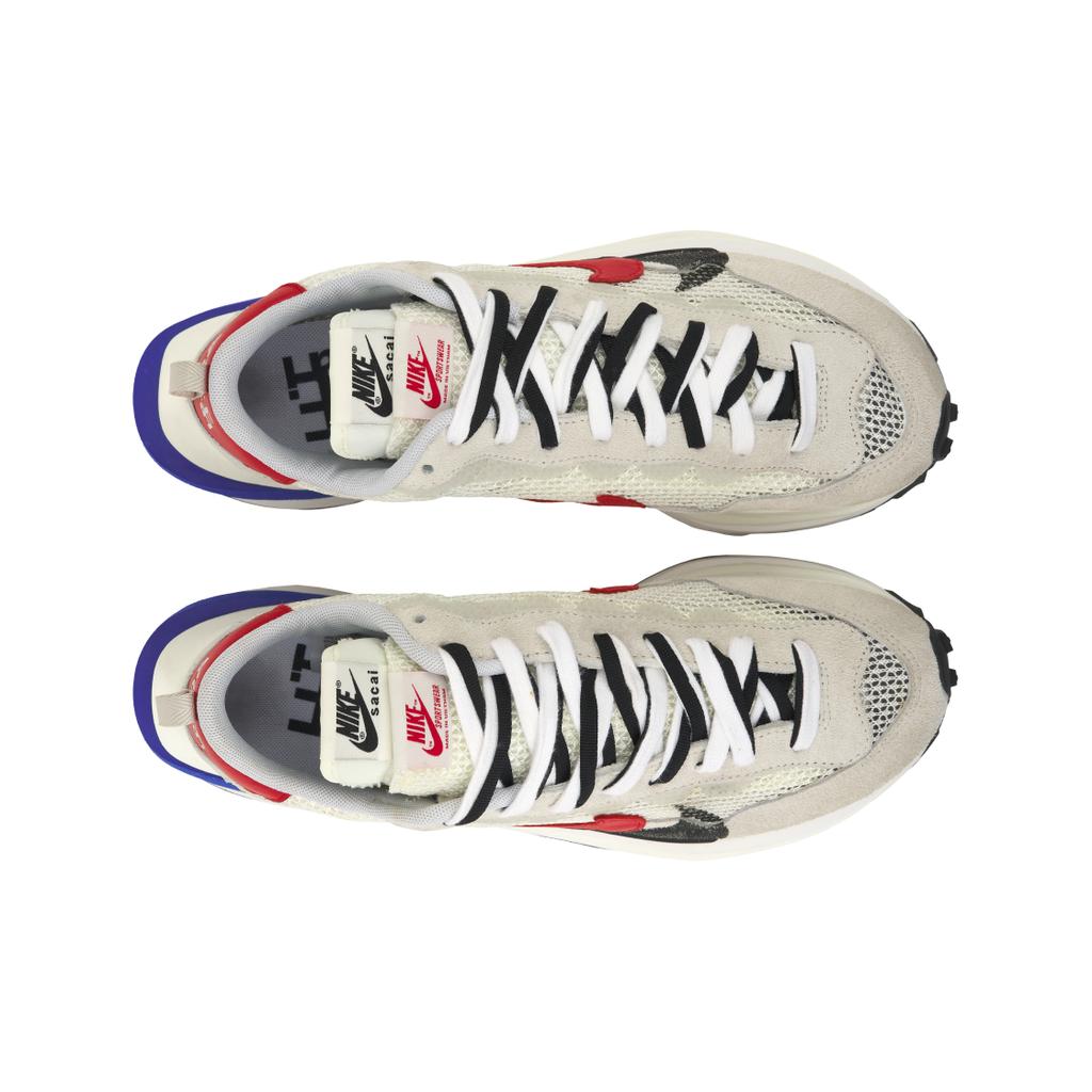 Sacai X Nike VaporWaffle Sail Unisex Sneakers White Light-Bone Game-Royal CV1363-100