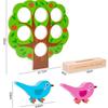 Little Bird Tree House Game –Colorful Wooden Educational Toy for Youngsters, Multiplayer Family Fun with Nest Building Observation Skills Development