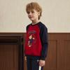 PawinPaw Kids' Color-Block Cartoon Bear Sweatshirt