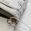 [Gebraucht] Modische Vintage Logo-Print PVC Umhängetasche Mittel - Akzeptabel #1GMPWG0