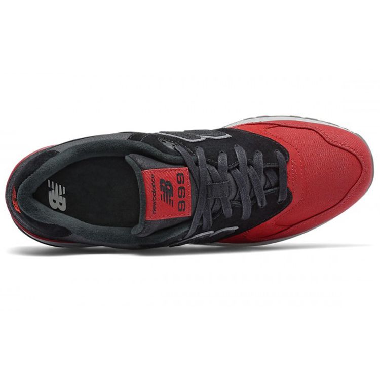 New Balance 999 Canvas Waxed Unisex Sneakers Black Red ML999WXB