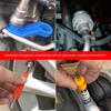 16pcs Remove Fuel Line Replacement Tool Auto Fuel Line Angled Disconnect Set Tool Air-conditioning Oil Pipe Quick Removal Tool