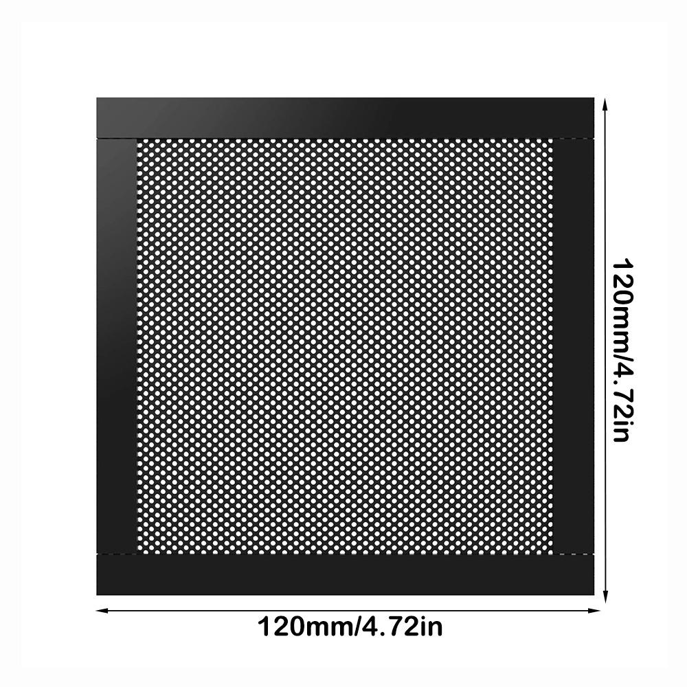 Schwarzes PC-Lüfter-Staubgitter PVC PC-Kühlerfilter Neue Computer-Lüftergitter Computer-Kühlerlüfter