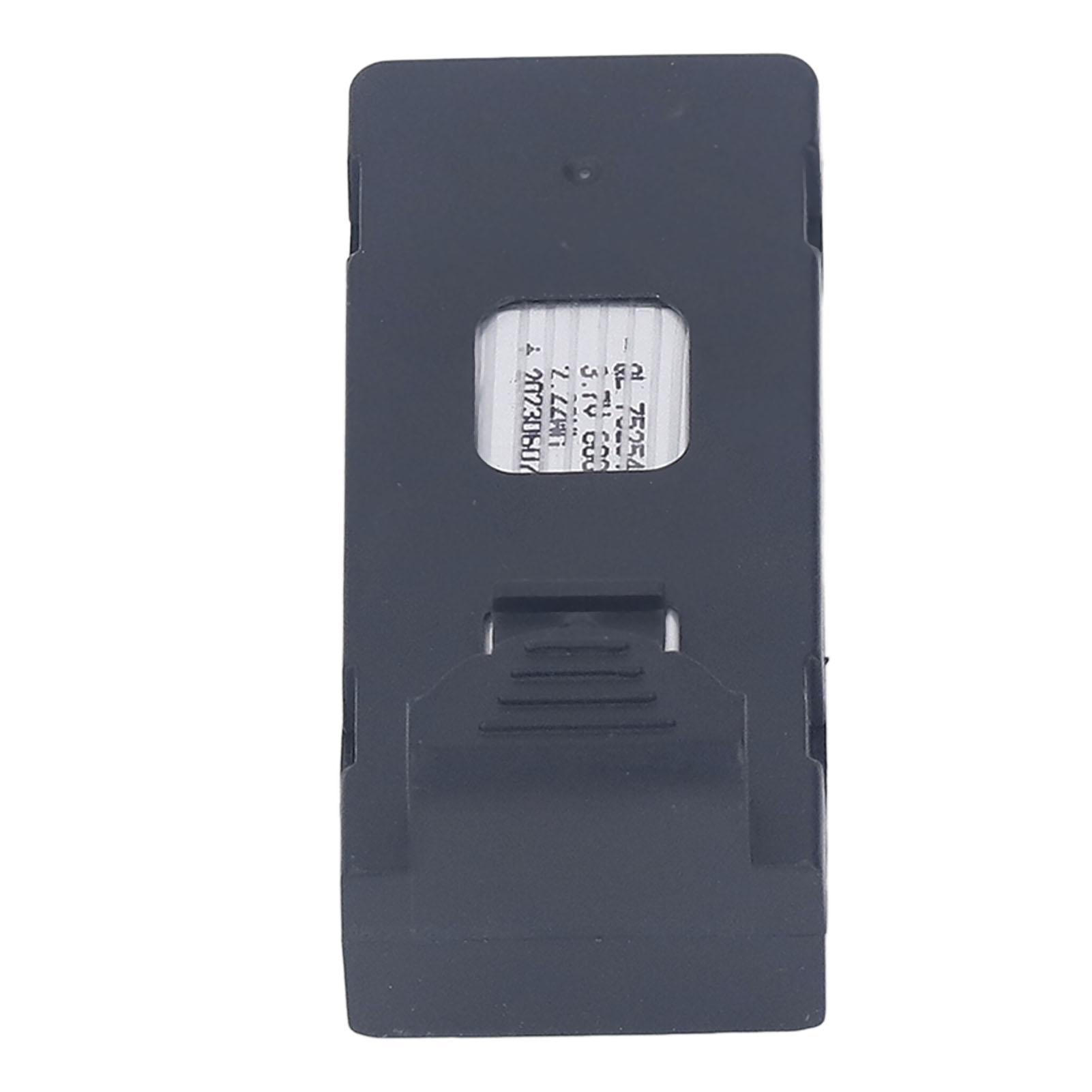 

3.7v 600mah Літієва батарея для RC дрона Захист від перерозряду Пластиковий корпус Літієва батарея для S125