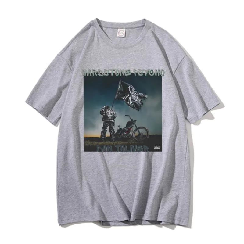 Rapper Don Toliver Tričko Hardstone Psycho Hudební Album Trička Unisex Dámská Hip Hop Oversized Trička Unisex Vintage Streetwear