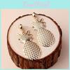 Fashion Golden Pineapple Design Metal Women Earrings For Women Summer Fashion Jewelry