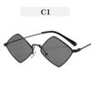 Fashion Trend Sunglasses for Women Retro Men Classic Metal Multi Side Small Frame Sun Glasses Uv400 Luxury Brand Eyeglass