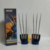2025 Wolverine Claws Gloves 1:1 Wearable Wolf Claw Toy - Plastic Weapon Cosplay Props Wolverine Action Figure for Kids & Collectors
