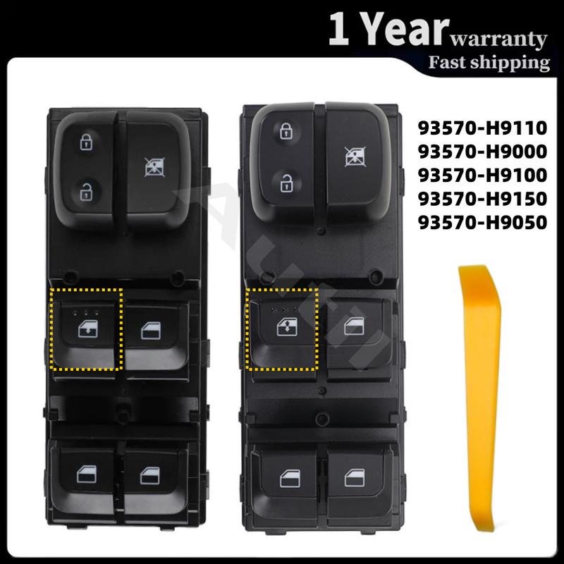 93570-H9150 for Kia Rio 2018 Auto Electric Power Window Switch Lifter Control Button Accessories 93570-H9000