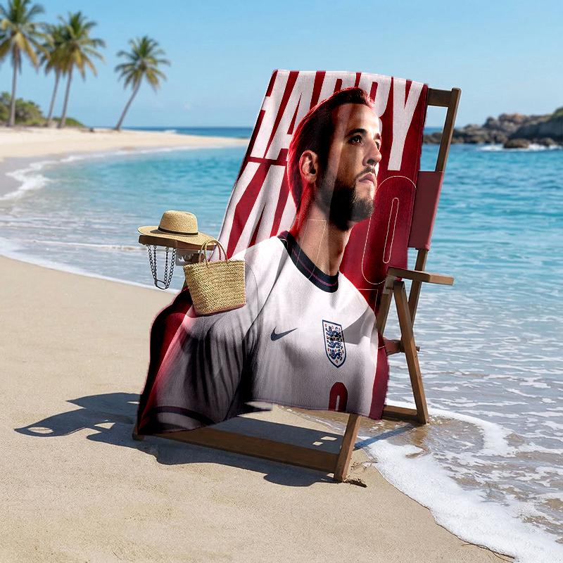 Harry Kane Fashion Beach Towel: Ideal for Summer Adventures Soft, Absorbent and Quick Drying Suitable for Swimming and Bathing