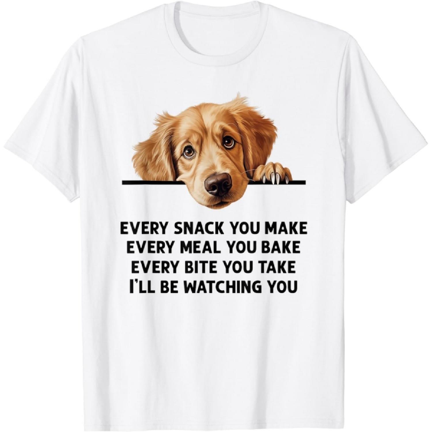 CaDoes Every Snack You Make Every Meal You Bake Golden Retriever T-Shirt S
