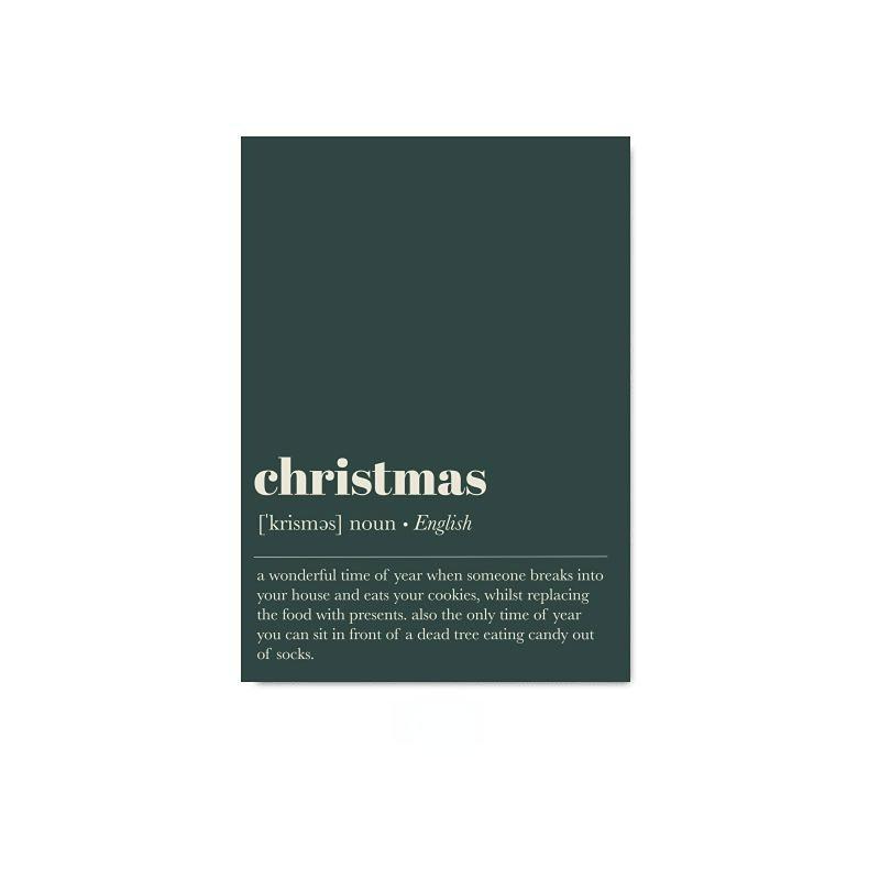 Merry Christmas Posters and Prints Christmas Wall Art Canvas Painting Happy Holiday Pictures Room Wall Decor Home Decoration