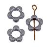 Openwork Beads Mini Hole Geometric Frames For Minimalist Jewelry Components