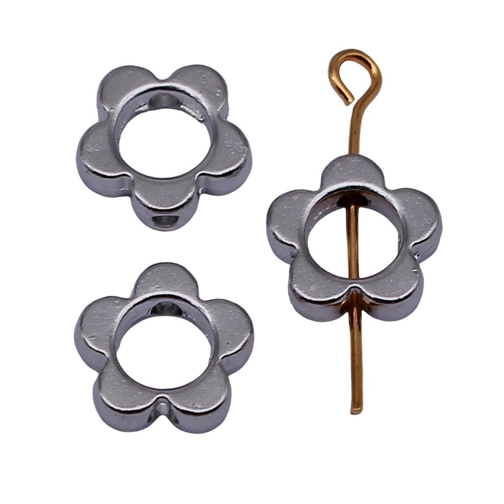 Openwork Beads Mini Hole Geometric Frames For Minimalist Jewelry Components
