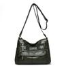 Washed Leather Women's Single-shoulder Bag Fashionable Single-shoulder Bag Women's Soft Leather Crossbody Bag
